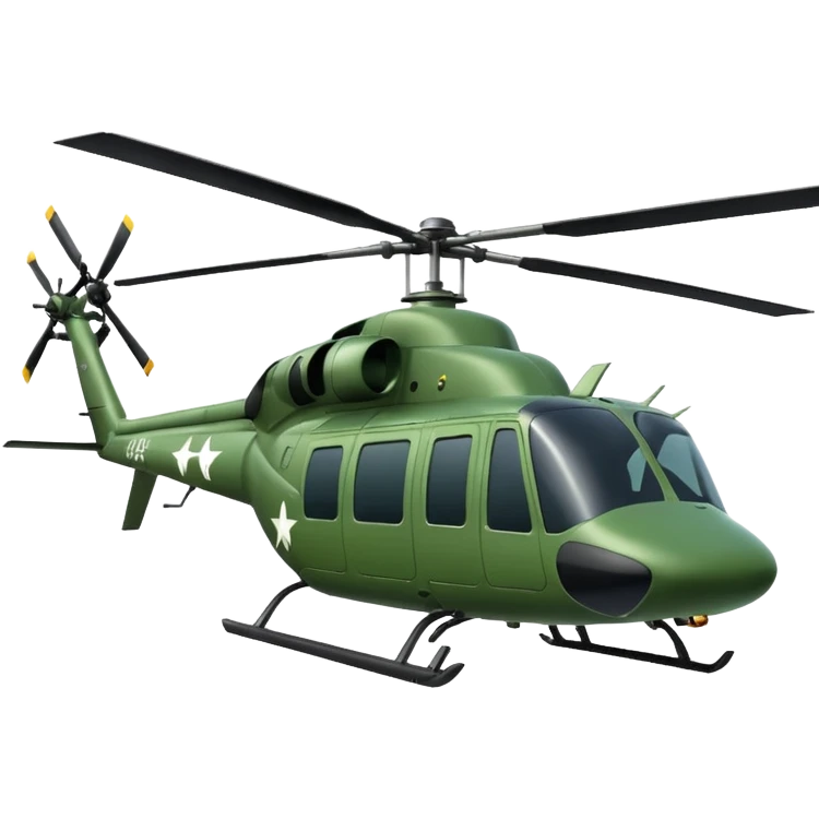 USA Army helicopter emoji
