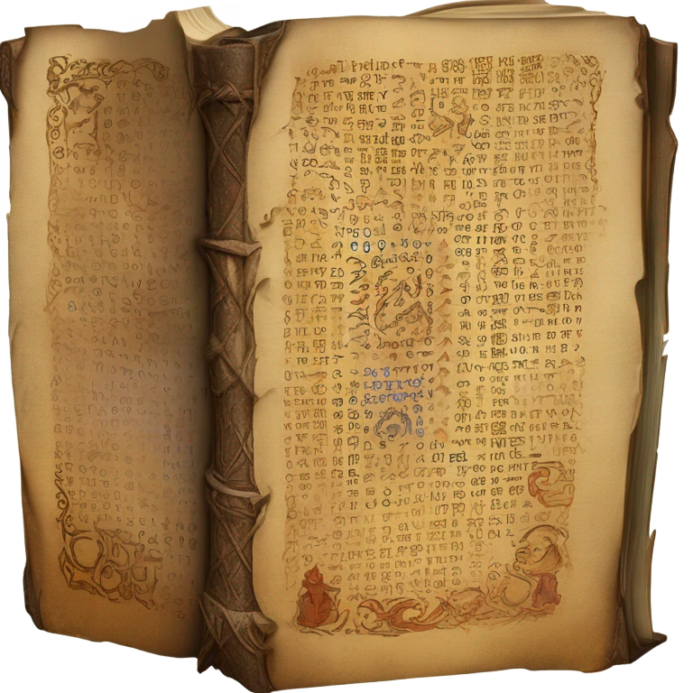 magical elemental book emoji