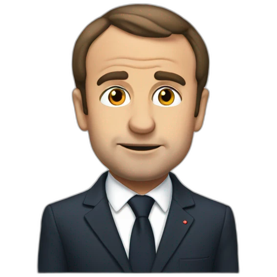 Macron qui fume emoji