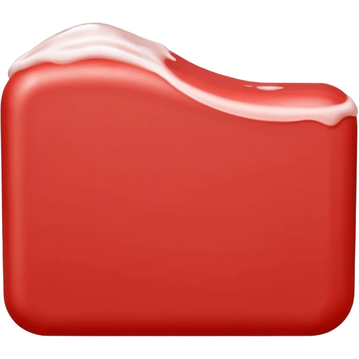 red soap emoji