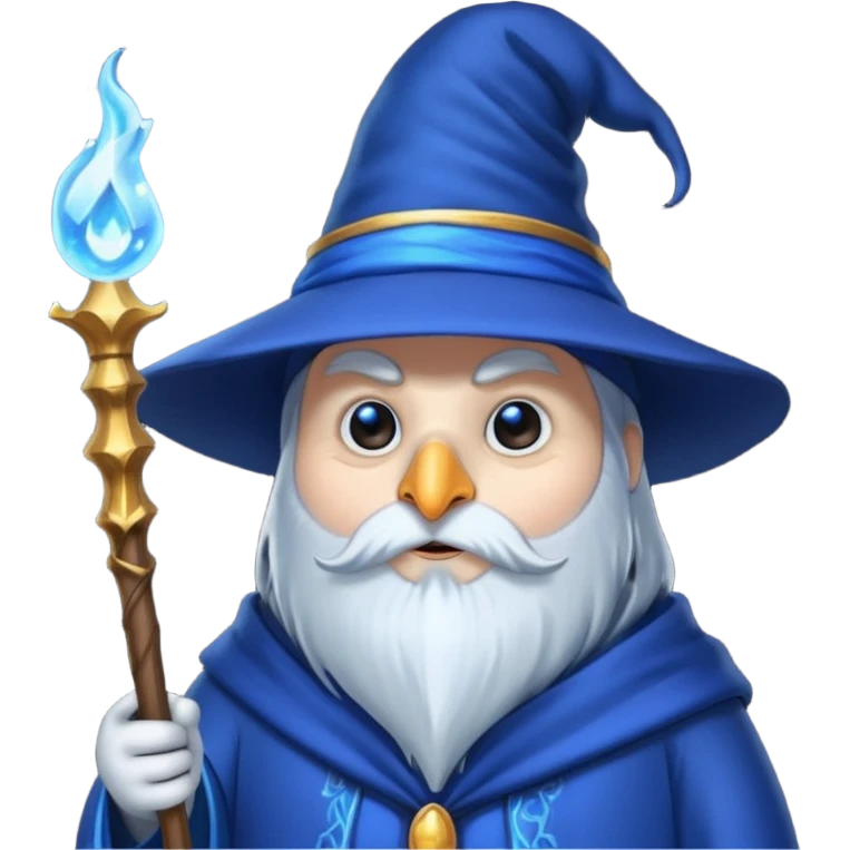 Penguin Wizard emoji
