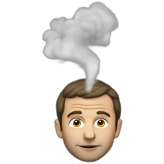 Macron Smoke emoji