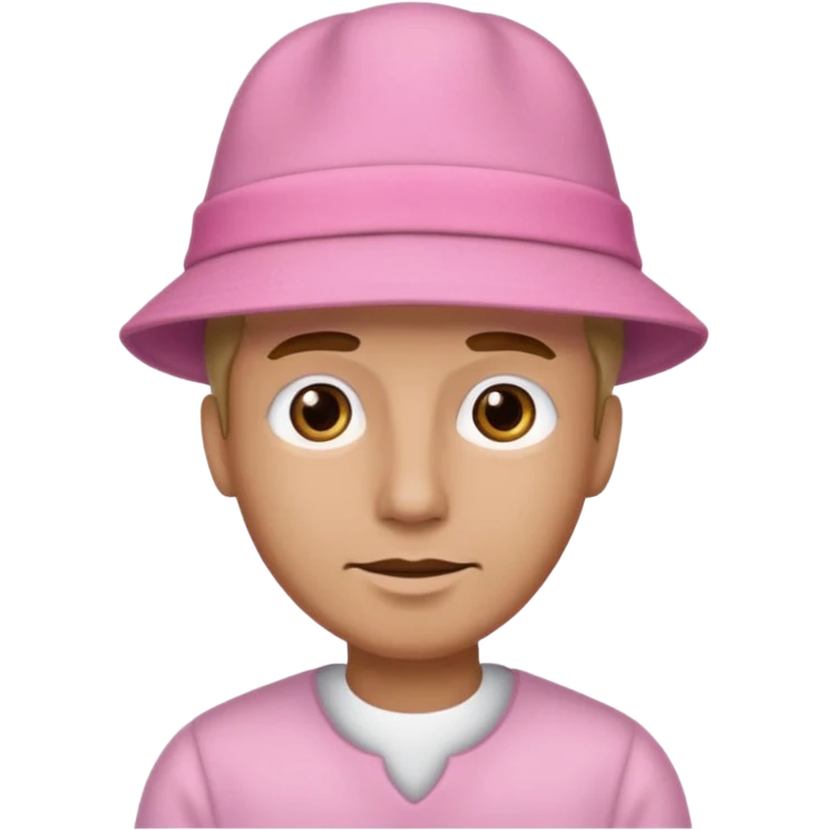 pink hatt and dress  man  emoji