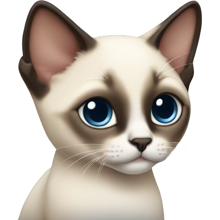 Siamese kitten  emoji