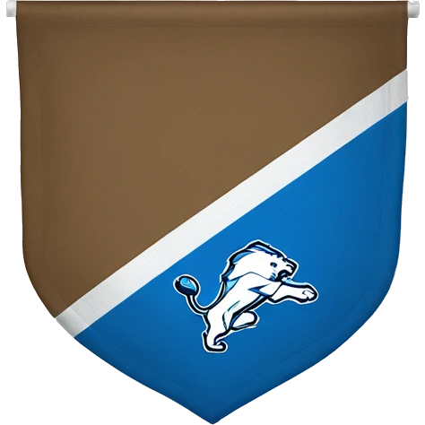 Detroit Lions flag emoji