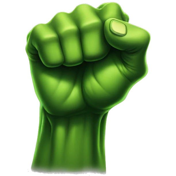 Hulk fist emoji