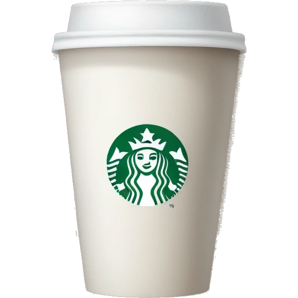 Starbucks coffee emoji