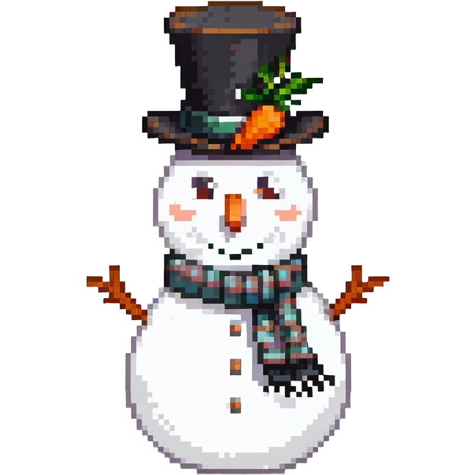 classic snowman emoji