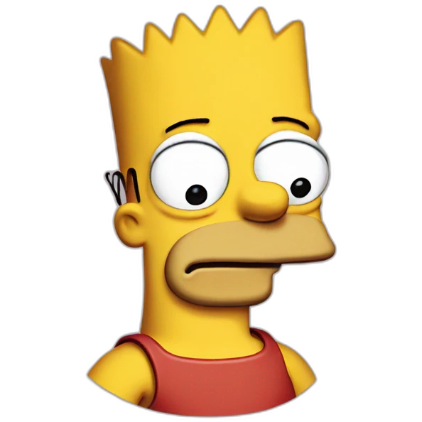 Bart simpson from "the simpson" show emoji