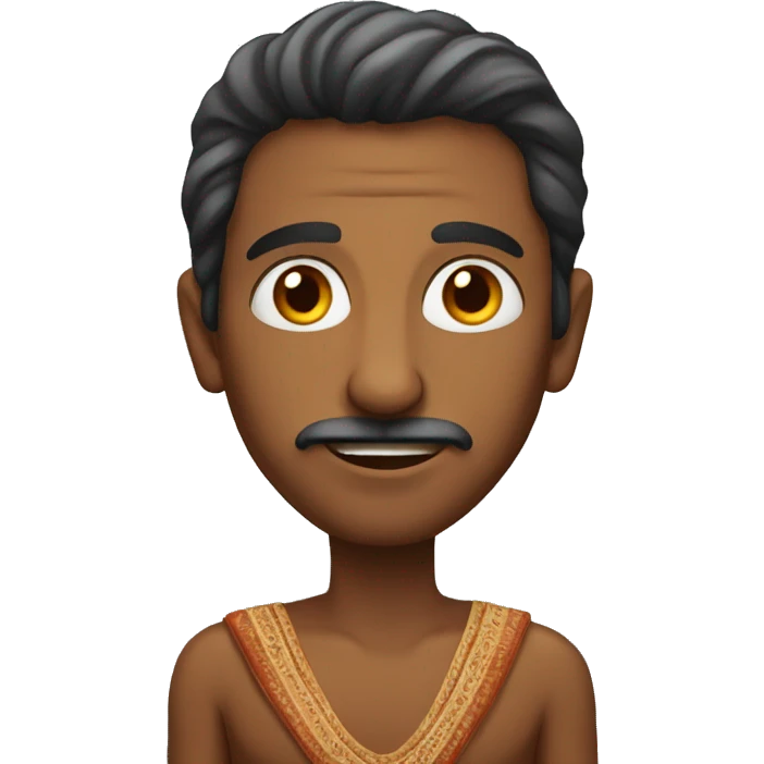 an indian man emoji
