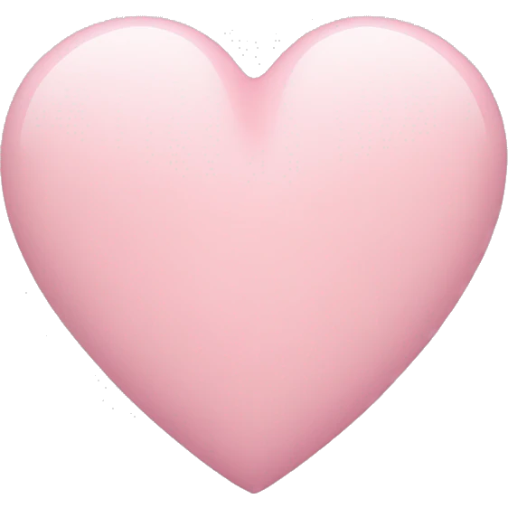 pastel pink heart emoji