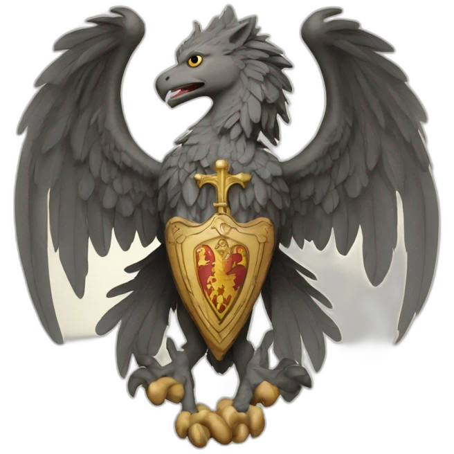 Bavarian gothic Griffin standard emoji
