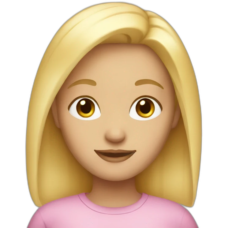 blond girl emoji