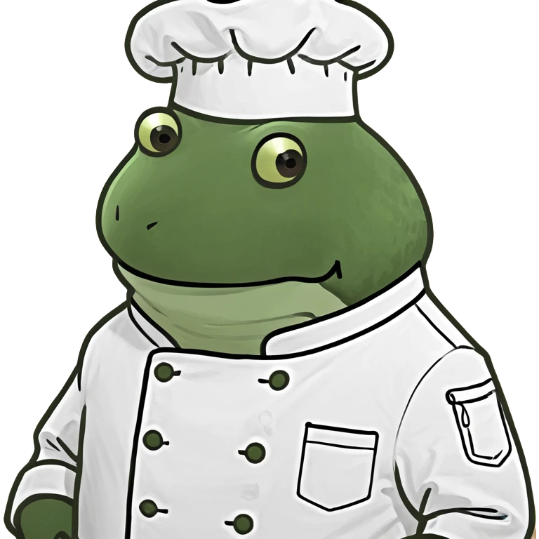 bufo in a chef coat emoji