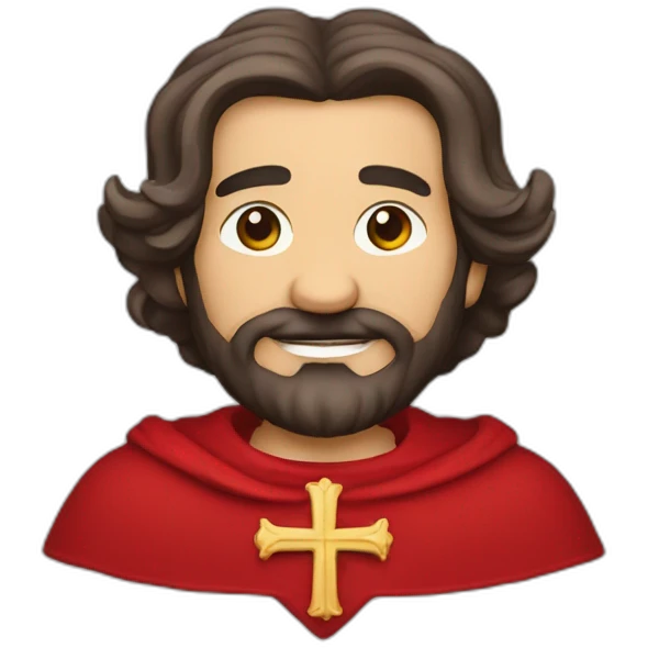 cruz de malta vermelha emoji