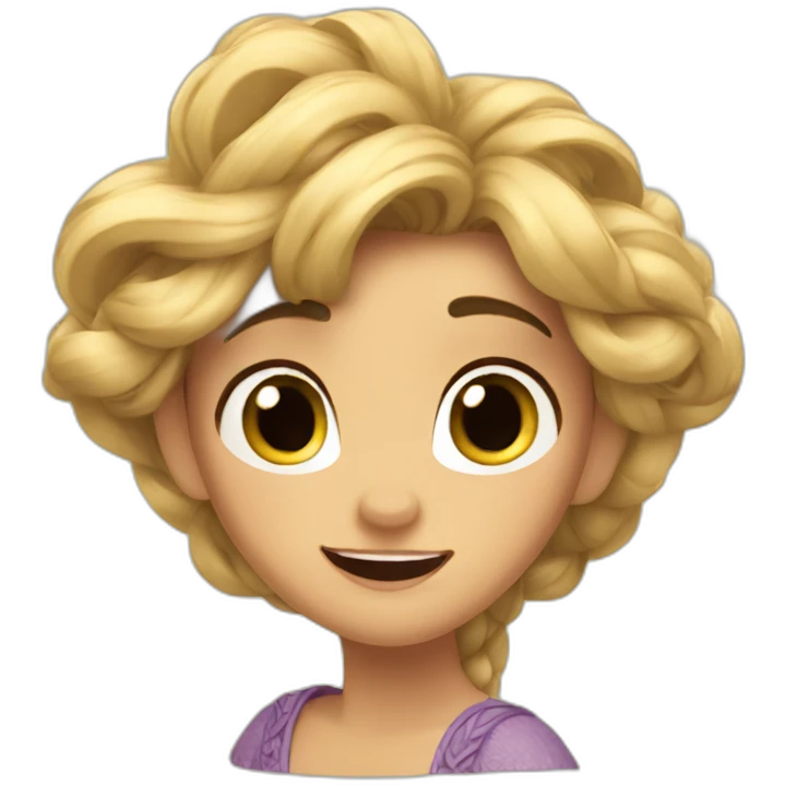 Tangled disney emoji