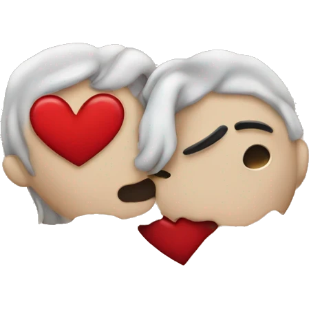 Heart kiss emoji