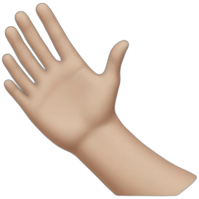 Casted arm emoji