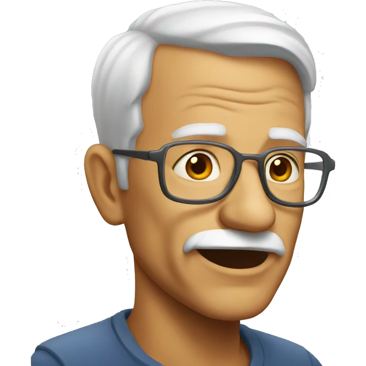 Old guy emoji