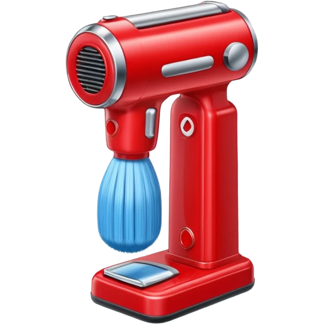 Red shaving machine emoji