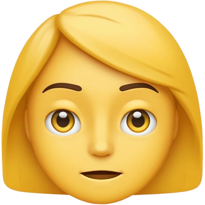 Generate a sarcastic emoji or sticker in a minimal flat-design style.  
The emoji should display a confident “nah, not today” attitude:  
- raised eyebrow  
- slight smirk  
- subtle eye-roll or side glance   emoji