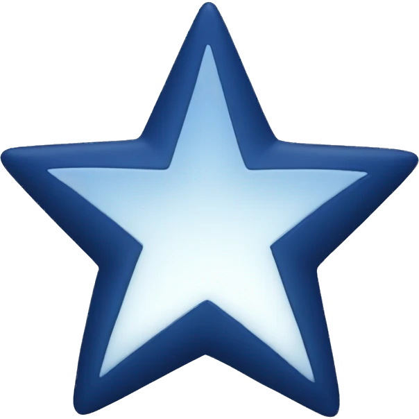 dark blue star emoji