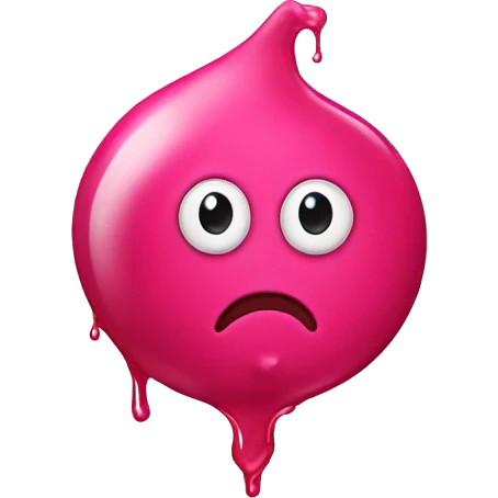 pink myg with red liquid inside emoji