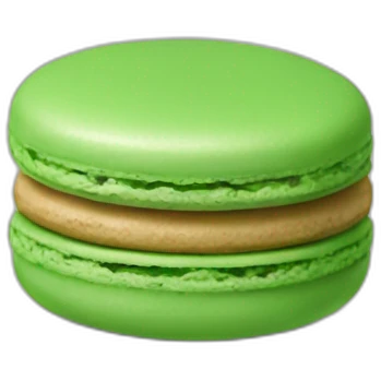 green Macaron  emoji