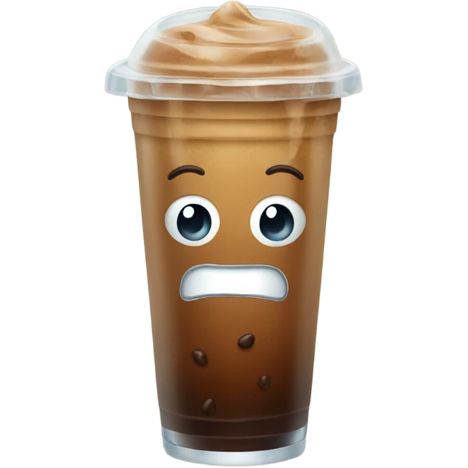 Iced coffee  emoji