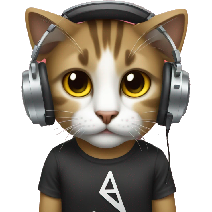dj cat emoji