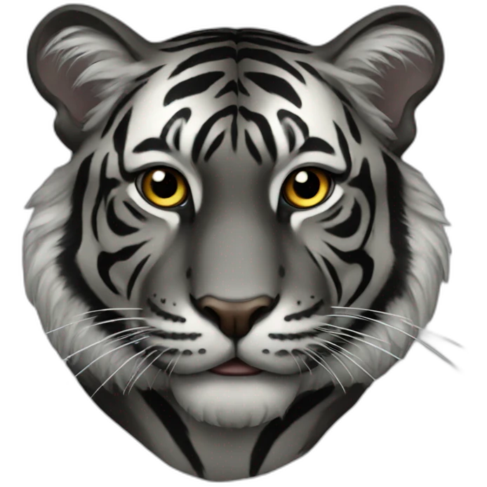 BLACK Tiger emoji