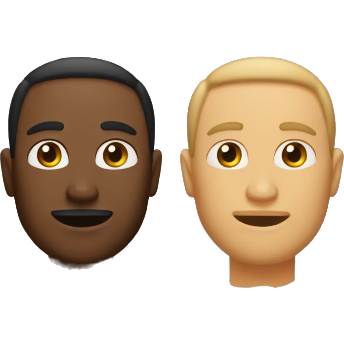 man comparing two things emoji