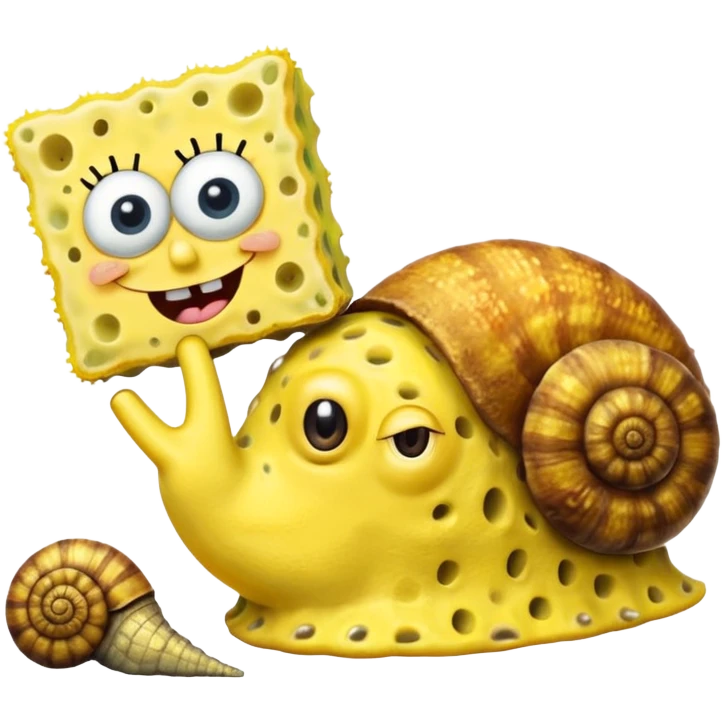 sponge Bob eating gary  emoji