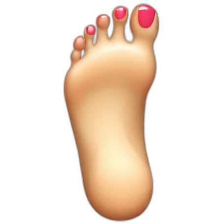 heel and toes emoji