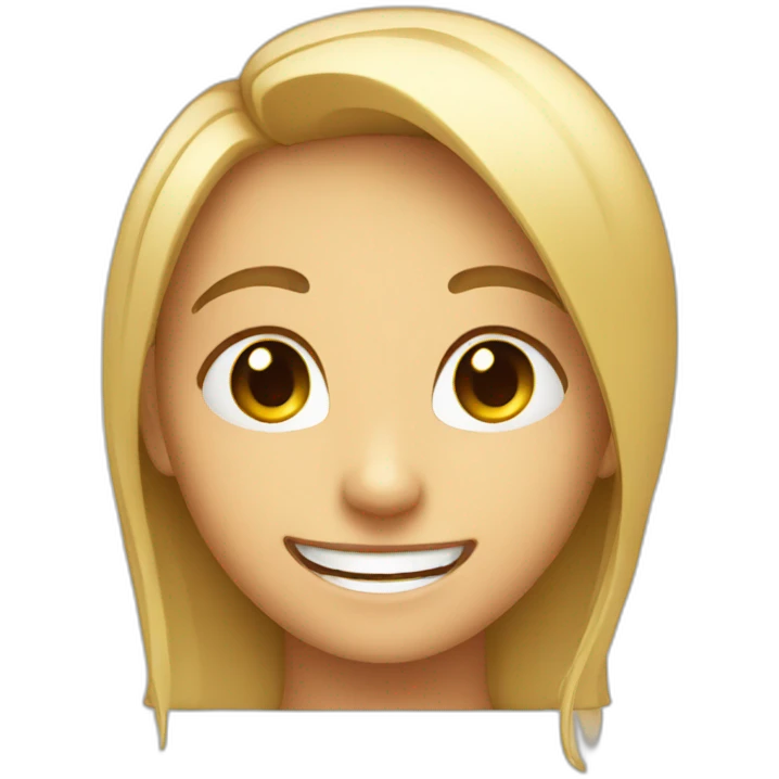 Cute smile emoji