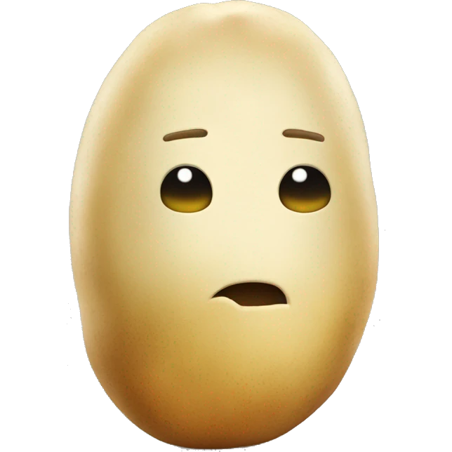 potatoe without face emoji