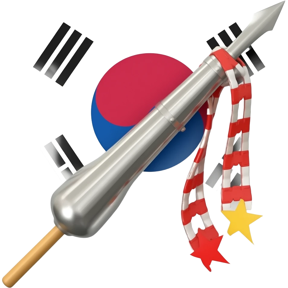 Banderilla coreana emoji