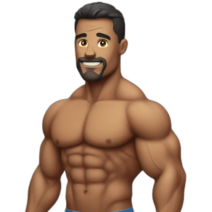 Muscle men emoji