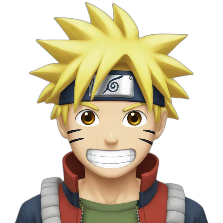 Naruto avec Luffy emoji