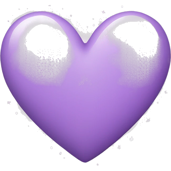 Light Purple Heart with stars emoji