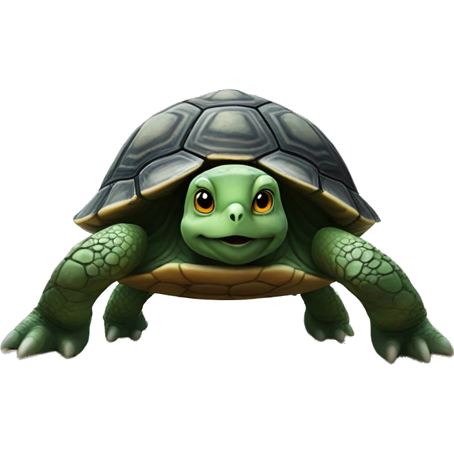 Turtle on the moon  emoji