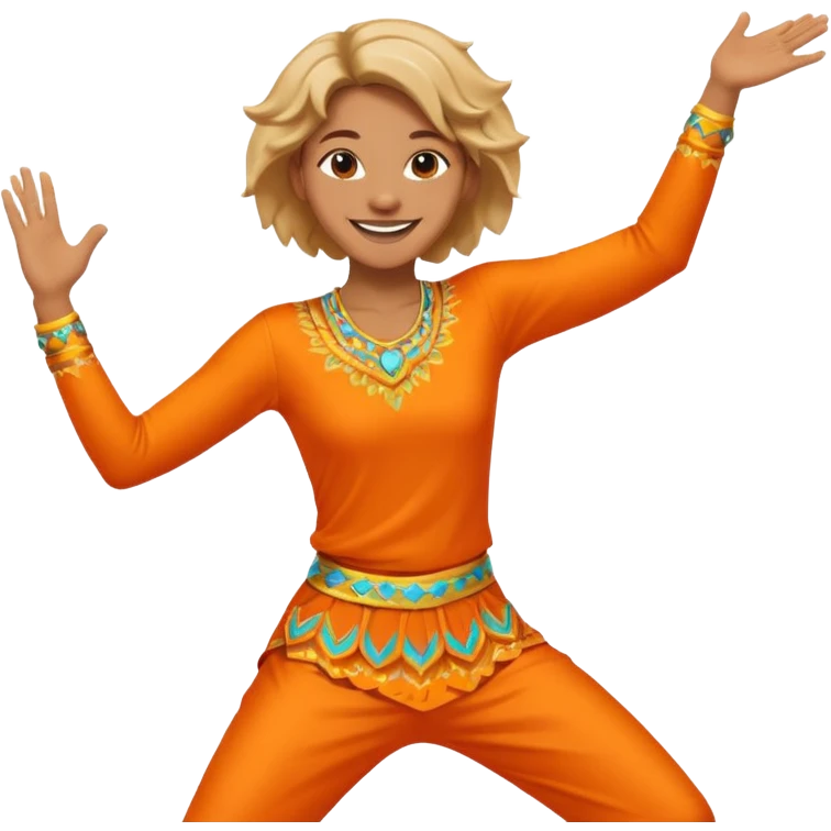 create a person emoji of Barcavibe is the superpower name Brings energy, momentum, and structure more fun and dancing emoji