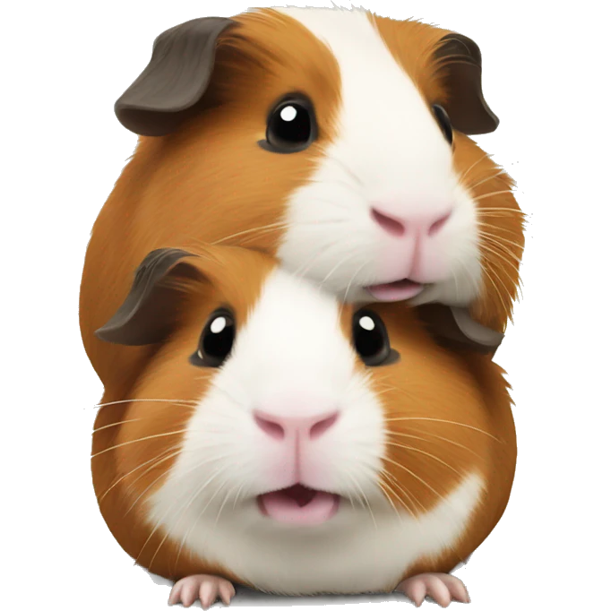 Two guinea pigs  emoji