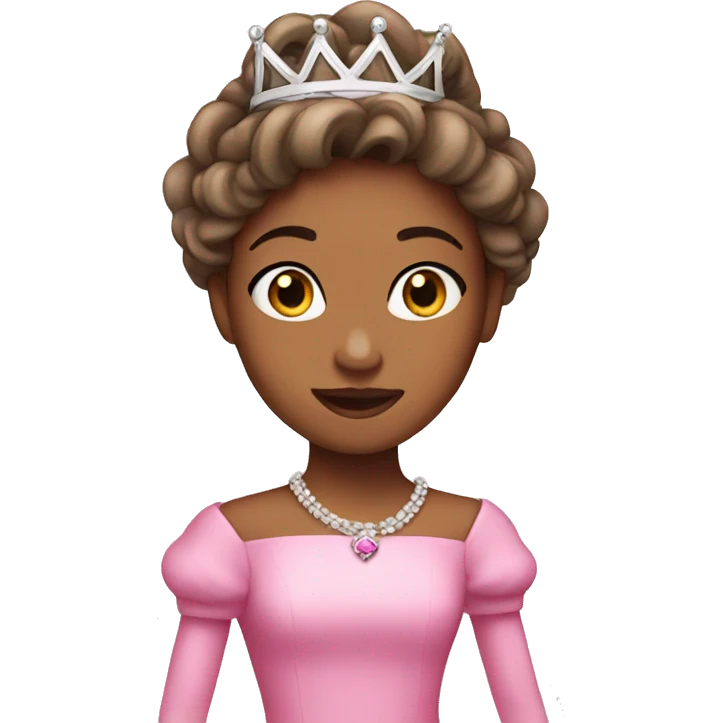 Princess in pink  emoji