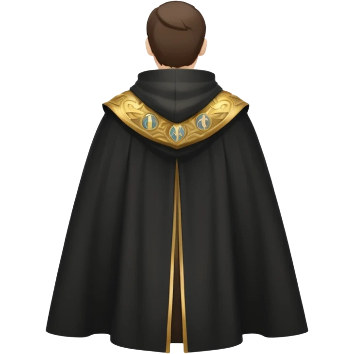 person standing ,view from the back, icon emoji