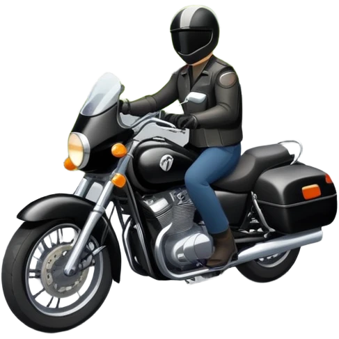 motorcycle tour on a mountain road emoji
