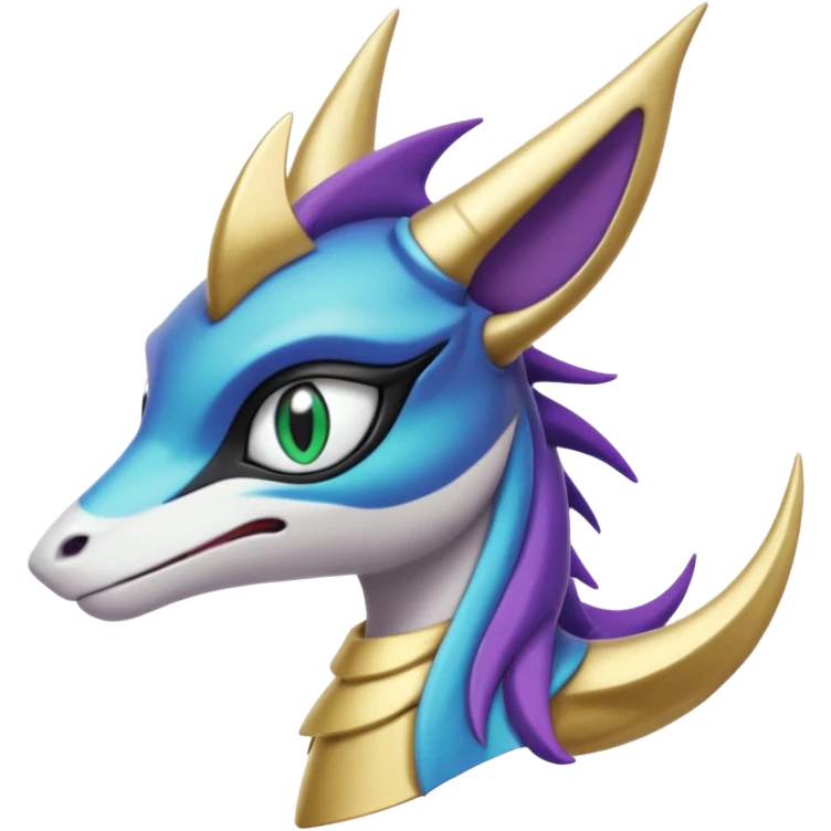 Badass edgy cool realistic Meloetta-Sergal-Cresselia-Palkia-Spyro-Fakémon-creature-hybrid emoji
