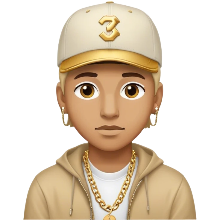 white rapper emoji