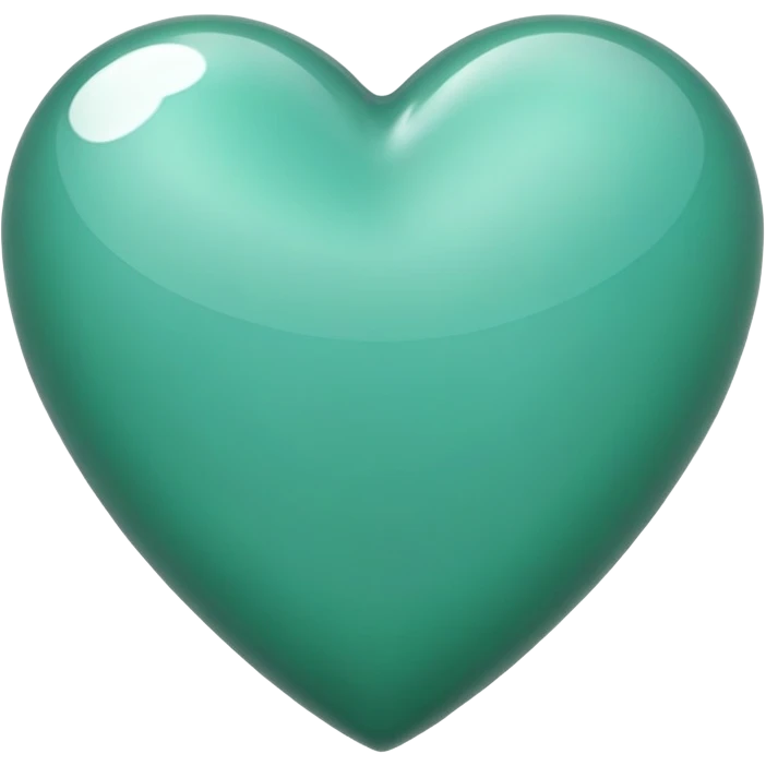 Viridian heart  emoji