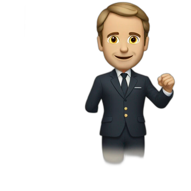 macron sur tortu emoji